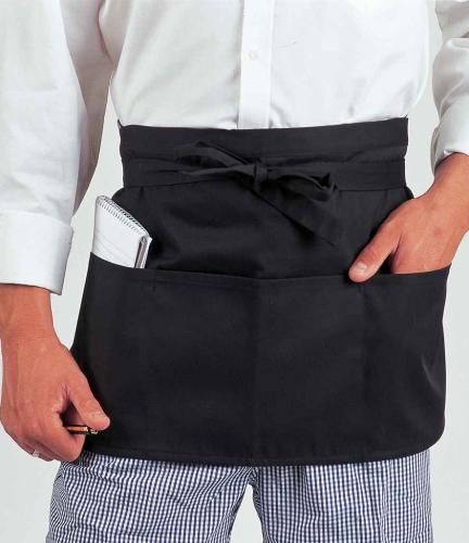 Dennys Money Pocket Apron - Black - ONE